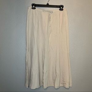 New York & Company linen blend skirt sz 14